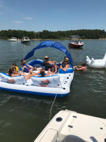 This 6-Person Inflatable Raft Will Take Lake Day To The Next Level