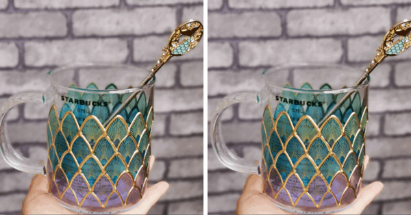 This Mermaid Scale Mug From Starbucks Looks Like It Came Straight From The Deep Sea