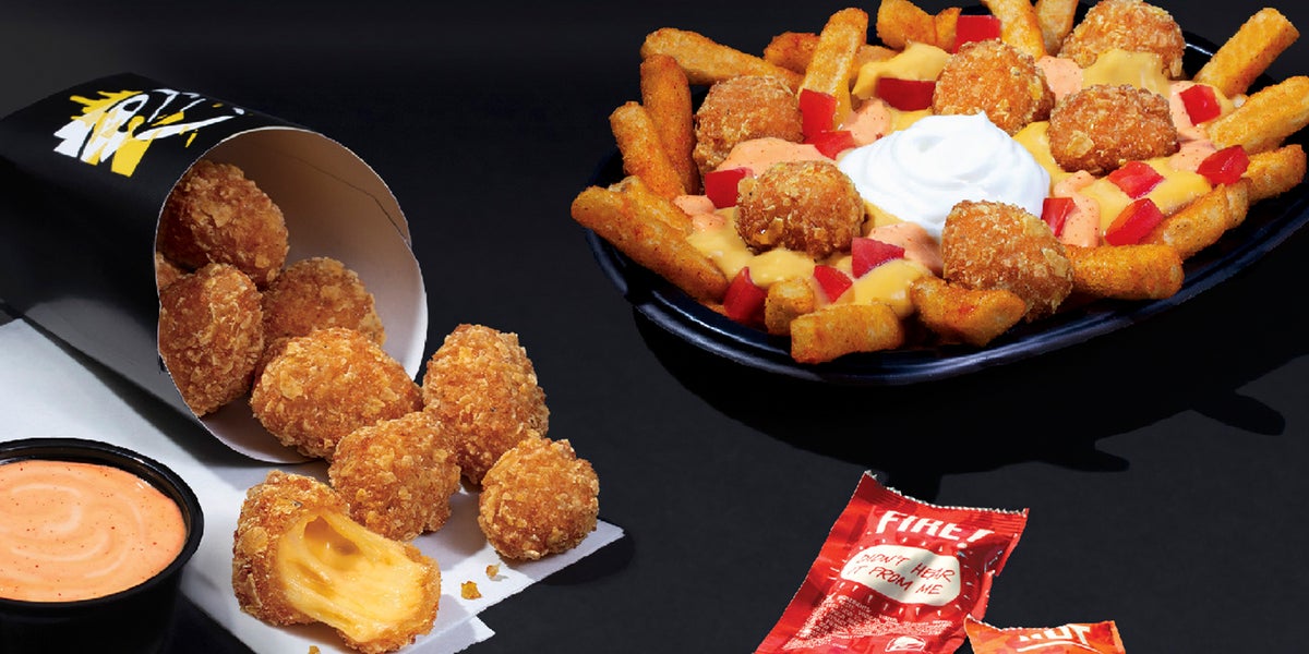Taco Bell Is Testing Out Crunchy Cheese Curd Dippers That Are Stuffed With Ooey, Gooey Cheese