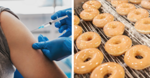 Krispy Kreme Is Giving COVID-19 Vaccinated People Free Doughnuts All Year Long