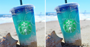 This Starbucks Beach Themed Tumbler Will Make You Feel Like You’re At The Beach