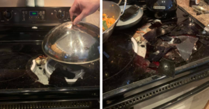 Never Place A Hot Lid Face Down On Your Glass-Top Stove. Here’s Why.
