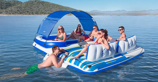 This 6-Person Inflatable Raft Will Take Lake Day To The Next Level