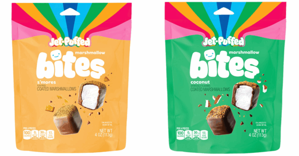 Jet-Puffed Has Marshmallow Bites That Are Covered In Chocolate And I Call Dibs On The Coconut