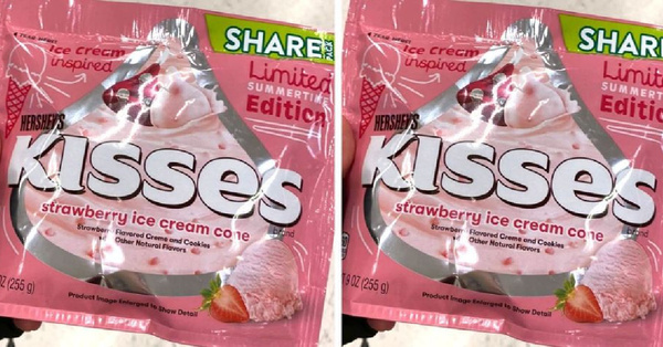 Hershey’s Now Has Strawberry Ice Cream Cone Kisses So Summer Can Officially Begin