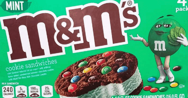 M&M’s Released Mint Cookie Sandwiches Stuffed With Huge Chunks of M&M’s
