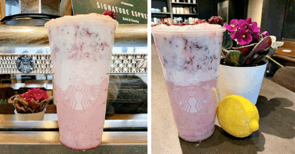 This Starbucks Blooming Violet Refresher Will Get You In The Mood for Spring