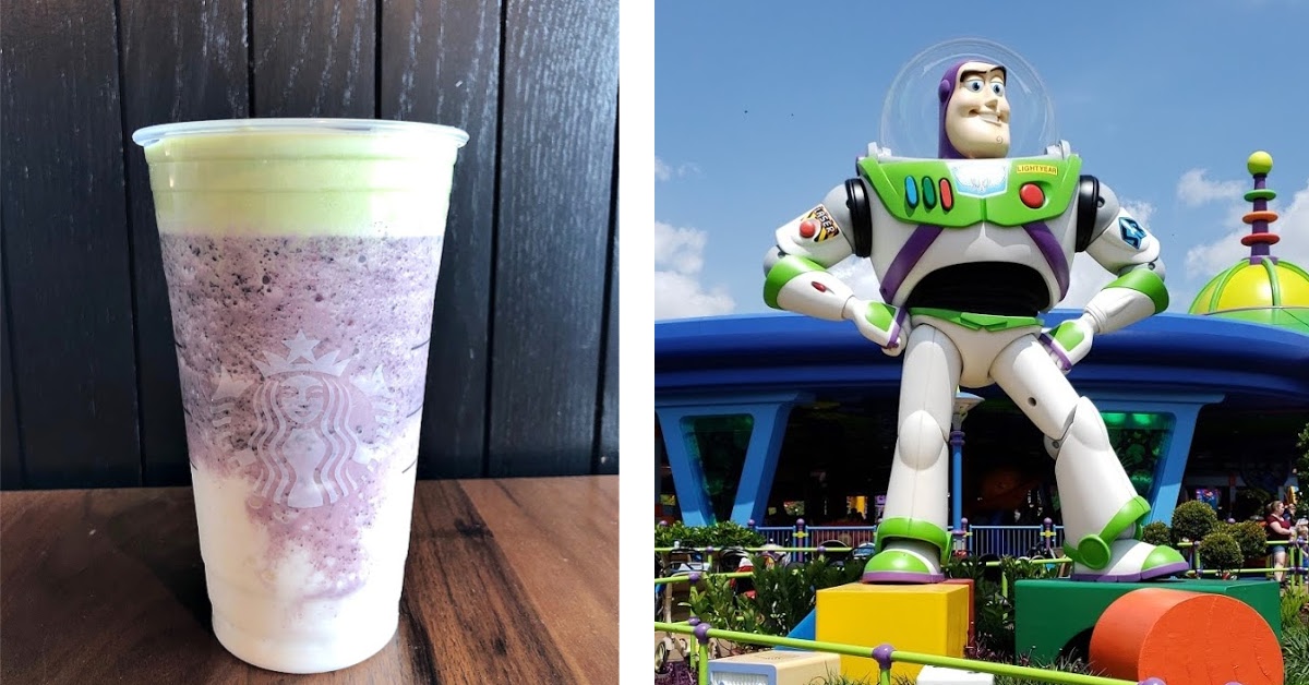 This Buzz Lightyear Frappuccino from Starbucks Will Take You To Infinity and Beyond.