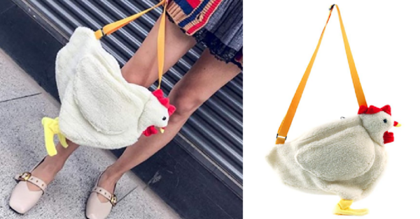 People Are Going Crazy Over This Fluffy Chicken Purse and I Need It