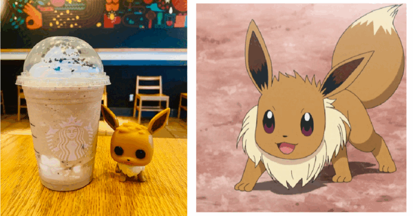 You Can Get An Eevee Frappuccino From Starbucks That Will Evolve Your Day