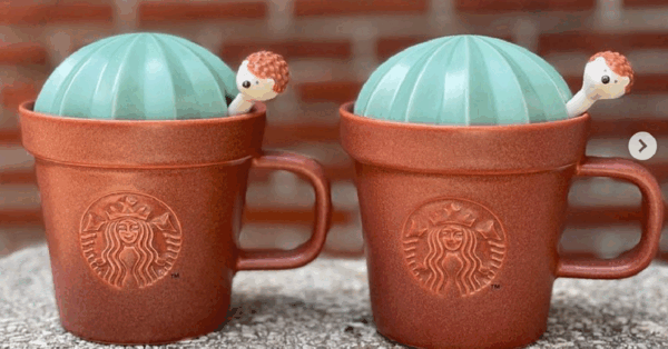 Starbucks Is Selling A Cactus Mug Complete With A Hedgehog Stirrer and It’s Adorable