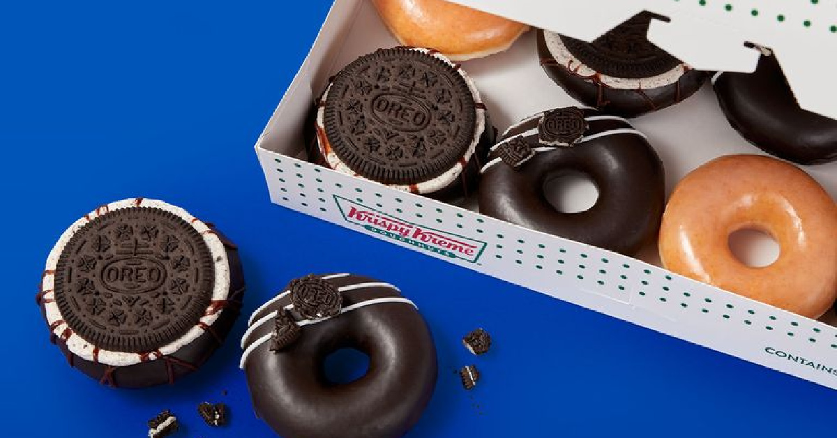 Krispy Kreme Has New Oreo Flavored Donuts And One Is Covered In Oreo Glaze