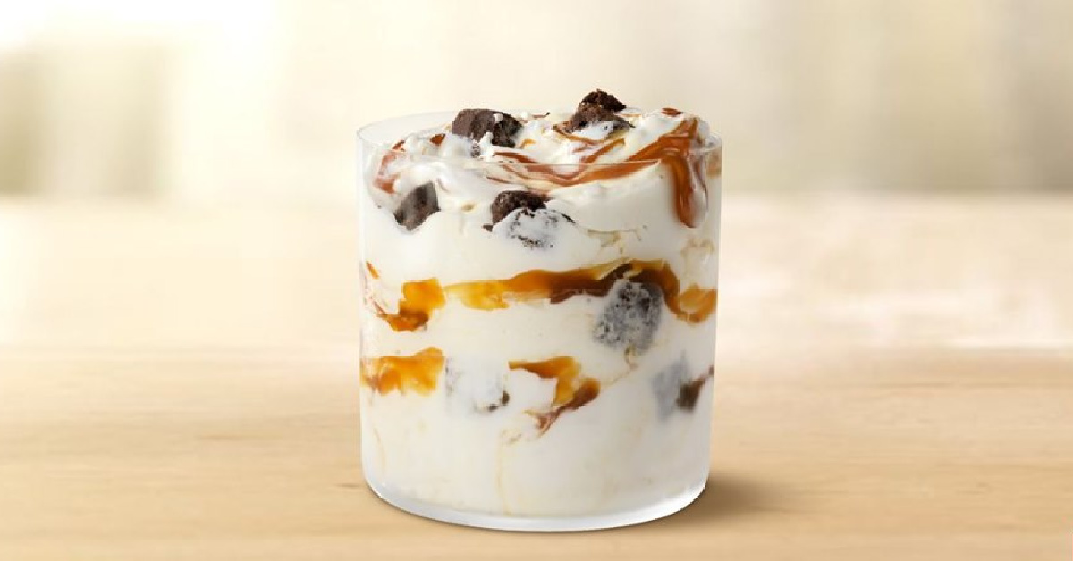 McDonald’s Has A New McFlurry On The Way That Is Filled With Caramel And Brownie Pieces