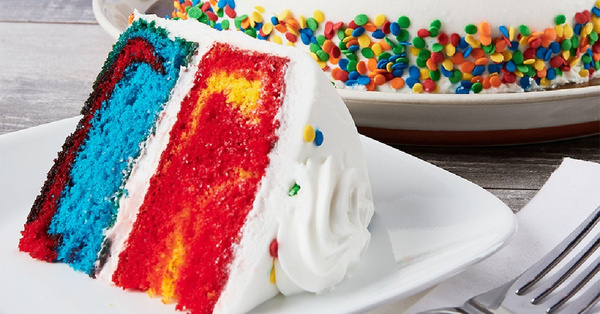 Walmart Is Currently Selling A Colorful Cake That Includes Every Color Of The Rainbow
