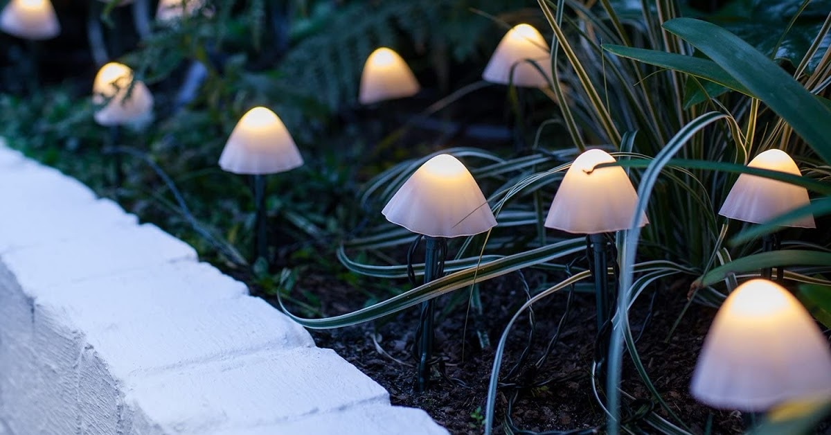 You Can Get Solar Powered Mushrooms To Light Up The Night