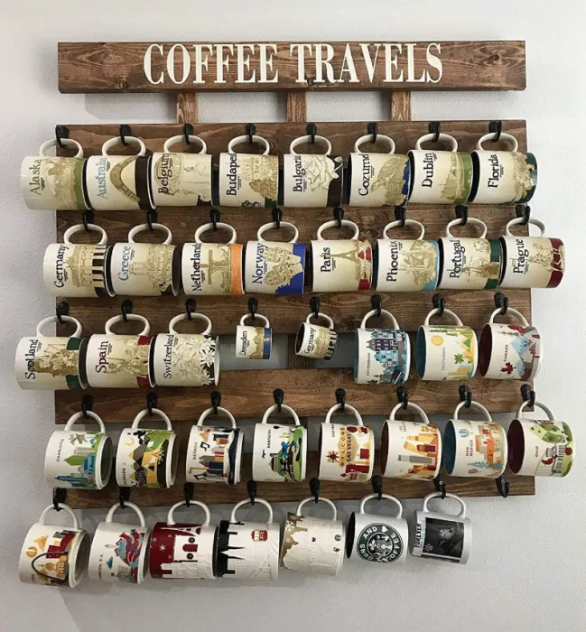 Here Are Some Ways To Display Your Starbucks Tumblers And Mugs