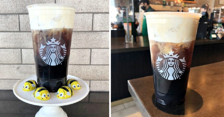 This Starbucks Honey Bee Cold Brew “Bee”-longs in Your Next Starbucks Order!
