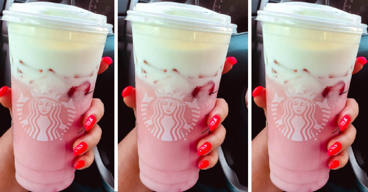 Here’s How You Make A Strawberry Creme Saver Drink at Starbucks