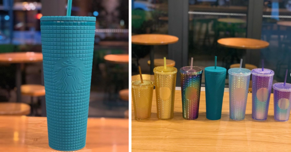 Starbucks Is Releasing A Teal Bling Cup and I Need It Now