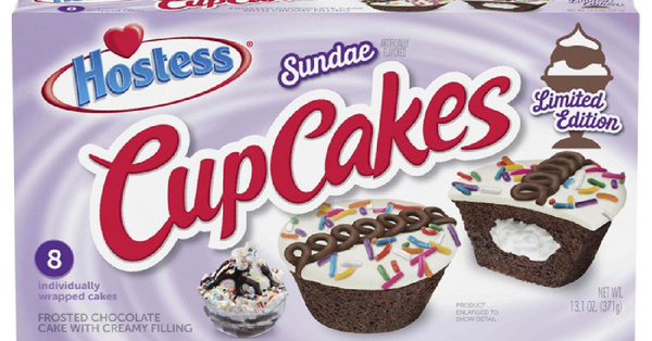 Hostess Is Releasing Sundae Cupcakes Topped With Ice Cream Flavored Icing And Sprinkles