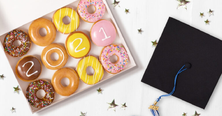Krispy Kreme Is Giving High School And College Graduates A Dozen Donuts For Free. Here’s How To Get Yours.