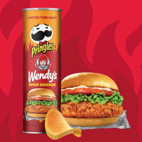 Pringles Has A New Chip Flavor Inspired By Wendy's Spicy Chicken Sandwich