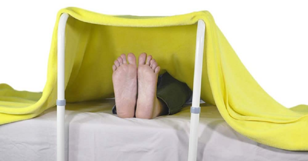You Can Get A Blanket Lift Bar To Keep Your Feet Cool For The Person That’s Always Hot