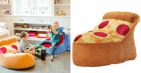 You Can Get A Pizza Shaped Beanbag Chair For The Perfect Spot To Chill