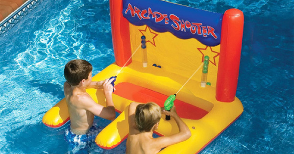 You Can Get An Inflatable Arcade Shooter Pool Float To Bring The Carnival Games To You