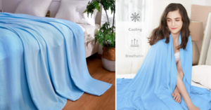 People Are Obsessed With These Cooling Blankets That Absorb Heat to Keep You Cool While You Sleep