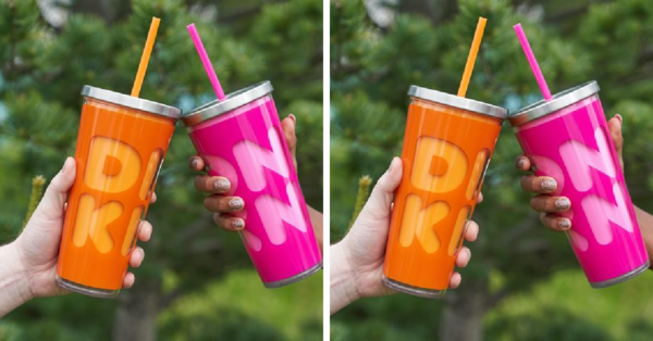 Move Over Starbucks, Dunkin’ Just Dropped Colorful New Tumblers That Are Totally Gorgeous