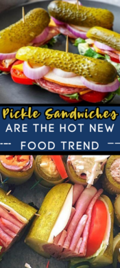 Pickle Sandwiches Are The New Hot Food Trend and It’s Sort of A Big Dill