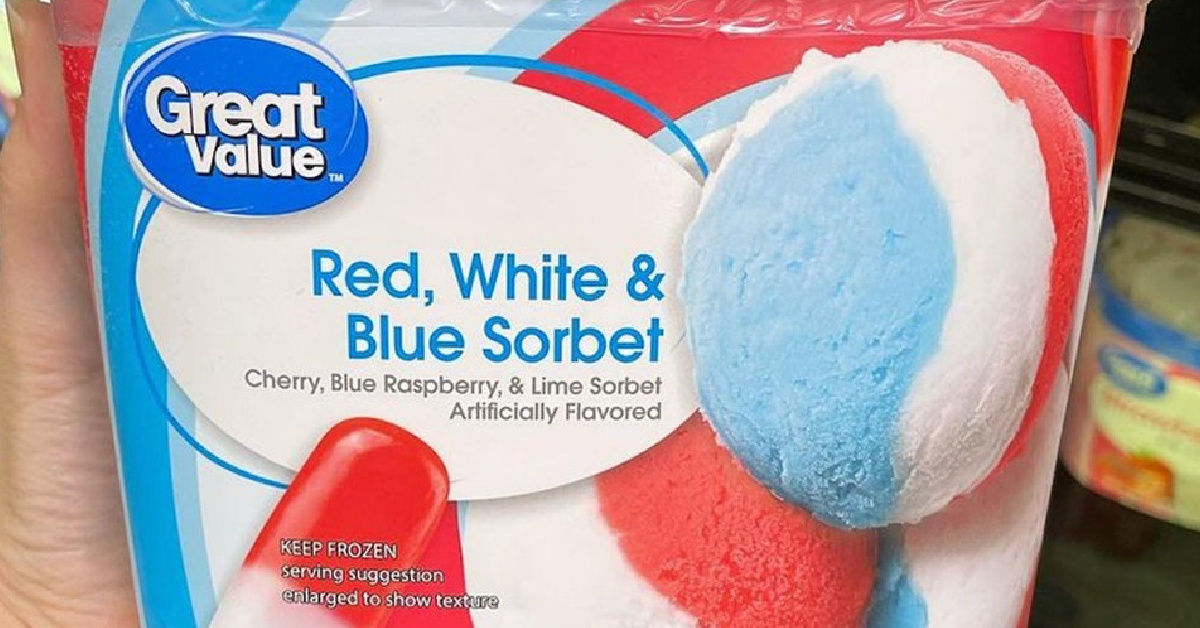 Walmart Is Selling Red, White And Blue Sorbet Just In Time For The Fourth Of July