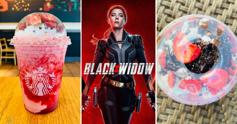You Can Get A Black Widow Frappuccino From Starbucks Just In Time For The New Movie