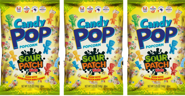 Candy Pop Popcorn Is Releasing Sour Patch Kids Flavored Popcorn For The Perfect Sweet And Sour Duo