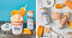 Coors Released An Orange Cream Pop Seltzer Ice Cream That Is A Boozy Treat For Adults