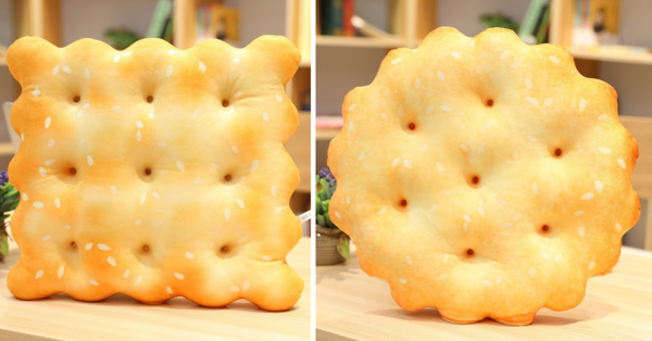 You Can Get A Giant Cracker Shaped Pillow And I Need All Of Them