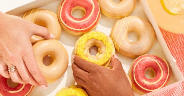 Krispy Kreme Just Released A Collection Of New Doughnuts That Are Dripping In Lemonade Glaze