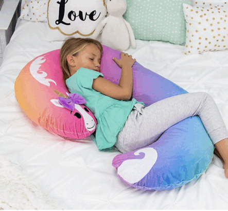 unicorn body pillow case