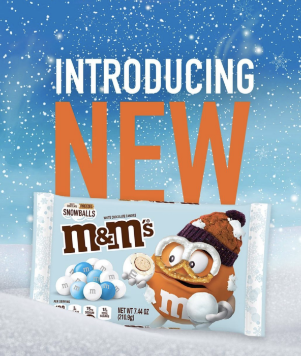 New 'snowball' M&M's coming out in 2021 holiday season 