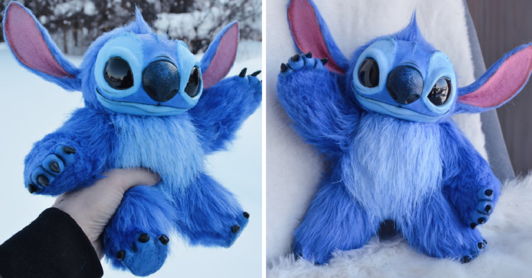 You Can Get An Adorable Realistic Stitch Doll That is Perfect For The Person Who Loves Disney