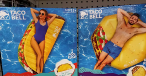 You Can Get Inflatable Taco Bell Pool Floats That Come In Your Favorite Taco Bell Meals And Sauces