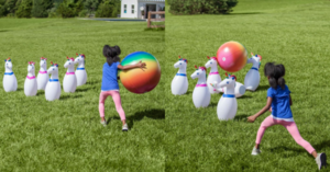 You Can Get A Giant Inflatable Unicorn Bowling Game That Will Bring More Fun To Your Summer!