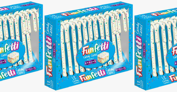 Funfetti Flavored Candy Canes Puts A Twist On The Classic Holiday Sweet Treat