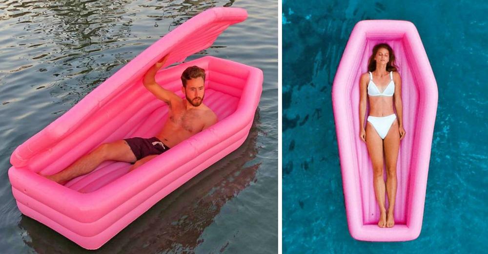 You Can Get A Coffin Pool Float That Lets You Rest In Peace On The Water
