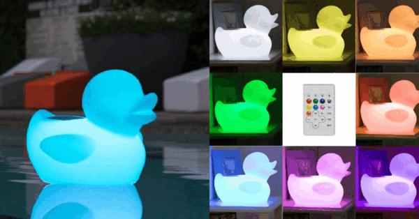 You Can Get A Light Up Floating Duck Speaker For Your Pool And I Need One Now