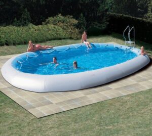 You Can Get A Giant Inflatable Pool That Can Be Used Above Or In-Ground ...