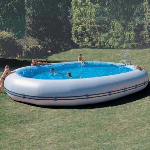 You Can Get A Giant Inflatable Pool That Can Be Used Above Or In-Ground ...