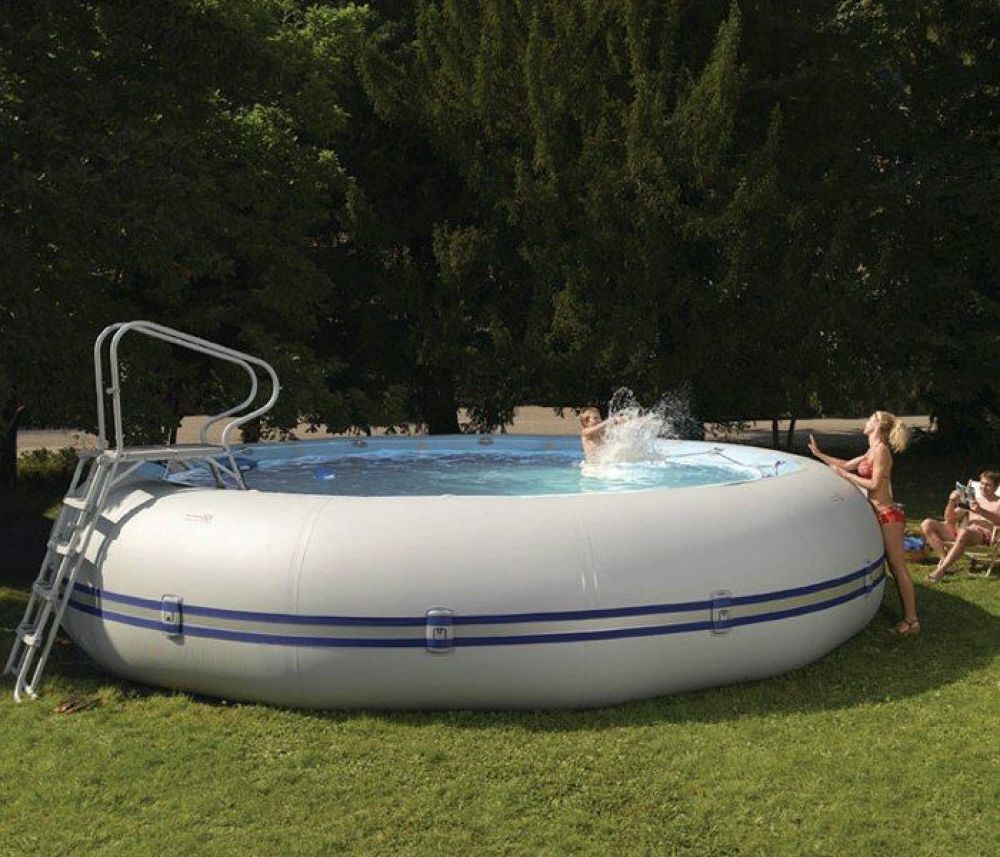 You Can Get A Giant Inflatable Pool That Can Be Used Above Or InGround