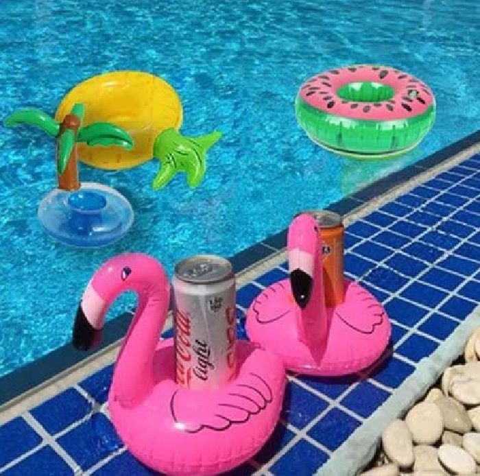 GetLoveProduct Inflatable Drink Holder Drink Floats Coasters for Pool Party 